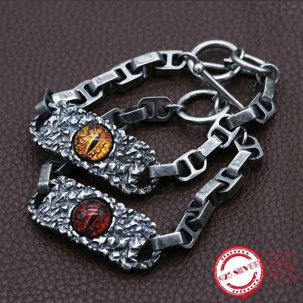 s925 sterling silver men's bracelet personality fashion trend jewelry domineering eyes shape 2020 new gift to send lover, Golden;silver
s925 sterling silver men's bracelet personality fashion trend jewelry domineering eyes shape 2020 new gift to send lover, Golden;silver