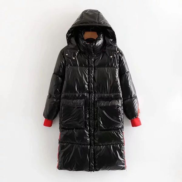 2019 new winter coat women jacket fashion parkas glossy cotton clothes black hooded long sleeve cotton coats warm thick jacket
2019 new winter coat women jacket fashion parkas glossy cotton clothes black hooded long sleeve cotton coats warm thick jacket