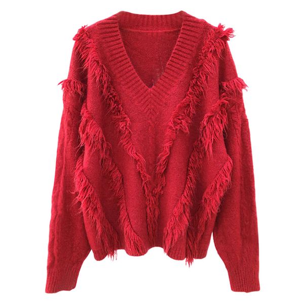 knitted sweater pullovers ladies long sleeve casual solid autumn and winter loose knit sweater female soft bottom jumper, White;black
knitted sweater pullovers ladies long sleeve casual solid autumn and winter loose knit sweater female soft bottom jumper, White;black
