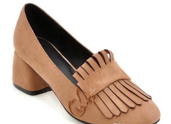 2019 spring and autumn new style square head coarse heel middle heel women's shoes, Black
2019 spring and autumn new style square head coarse heel middle heel women's shoes, Black