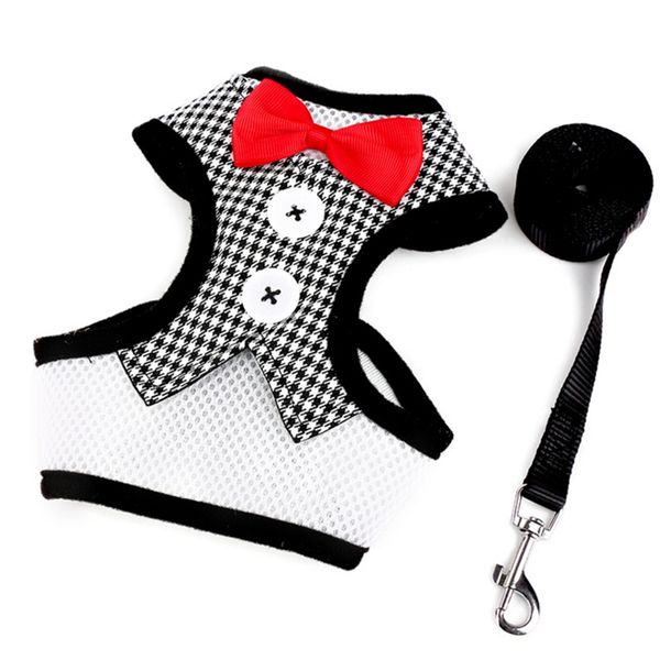 dog apparel vest pet harness leash set for small medium dogs bow tie formal dress plaid puppy chest strap s yards #c
dog apparel vest pet harness leash set for small medium dogs bow tie formal dress plaid puppy chest strap s yards #c