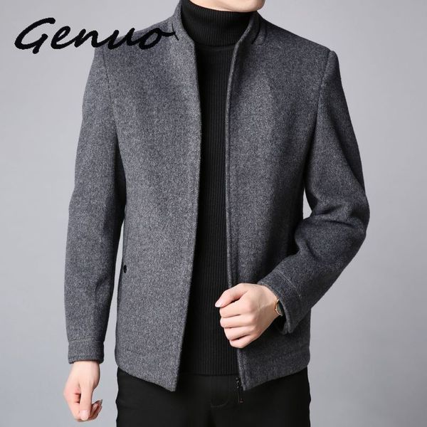 genuo2019 winter new fashion brand coat men slim fit wool peacoat warm jackets wool blends overcoat designer casual mens clothes, Black
genuo2019 winter new fashion brand coat men slim fit wool peacoat warm jackets wool blends overcoat designer casual mens clothes, Black