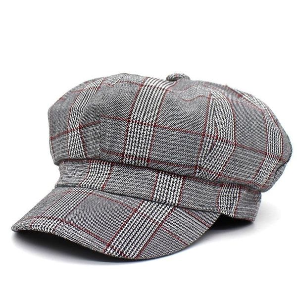 grid pattern women beret cap cotton blend lattice octagonal hat spring autumn girls bowler beret hats 2018, Blue;gray
grid pattern women beret cap cotton blend lattice octagonal hat spring autumn girls bowler beret hats 2018, Blue;gray