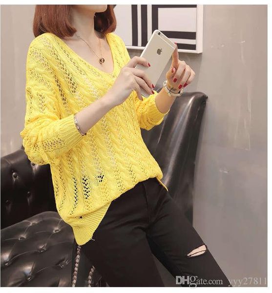 2019 весной и осенью куртки женские новые ажурный свитер женщин свободный свитер свитер женщин тонкий срез солнцезащитное блузка, White;black
2019 весной и осенью куртки женские новые ажурный свитер женщин свободный свитер свитер женщин тонкий срез солнцезащитное блузка, White;black