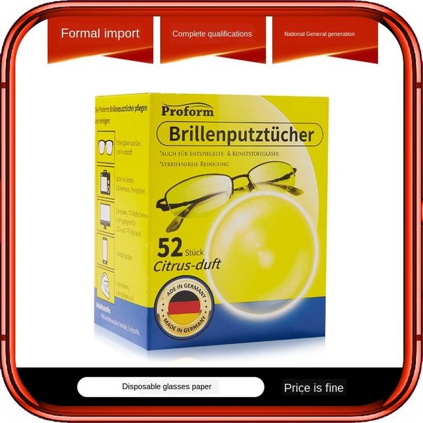 pulome german disposable cloth screen glasses cloth glasses paper cleaning screen wet wipes wiping mirror camera 52 piece pack, Blue
pulome german disposable cloth screen glasses cloth glasses paper cleaning screen wet wipes wiping mirror camera 52 piece pack, Blue