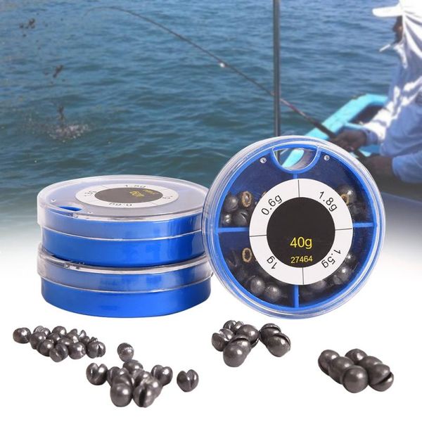 0.6/1/1.5/1.8g removable round lead split ssinker kit set open pure lead weights fishing tackle beans sinker with box
0.6/1/1.5/1.8g removable round lead split ssinker kit set open pure lead weights fishing tackle beans sinker with box