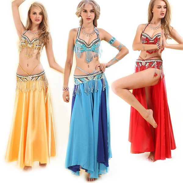 new 2019 female belly dance costumes women national dancer stage performance clothes 3 piece bra belt skirt set, Black;red
new 2019 female belly dance costumes women national dancer stage performance clothes 3 piece bra belt skirt set, Black;red