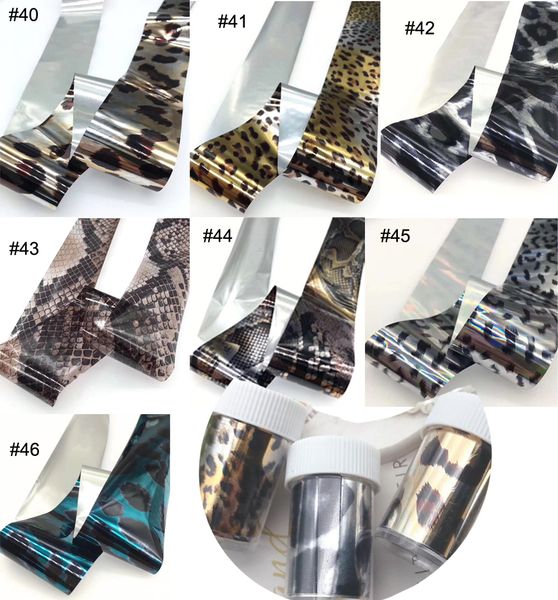 4*100cm design 1roll nail art foil stickers transfer decal tips manicure leopard/ snakeskin metallic nail foil wrap (20 colors, Black
4*100cm design 1roll nail art foil stickers transfer decal tips manicure leopard/ snakeskin metallic nail foil wrap (20 colors, Black