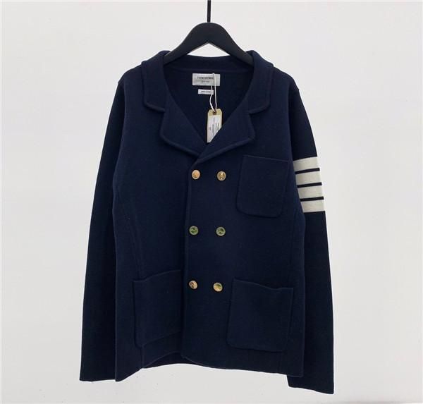 19fw new luxurious brands design thom tb browne double breasted suits winterbreaker coat men women outdoor streetwear sweatshirt jackets, Blue;black
19fw new luxurious brands design thom tb browne double breasted suits winterbreaker coat men women outdoor streetwear sweatshirt jackets, Blue;black