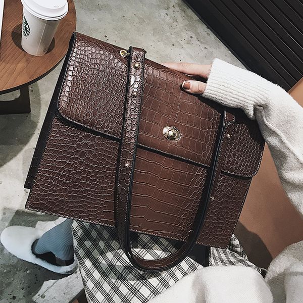european fashion simple women's handbag 2019 new quality pu leather women tote bag alligator shoulder crossbody bags
european fashion simple women's handbag 2019 new quality pu leather women tote bag alligator shoulder crossbody bags
