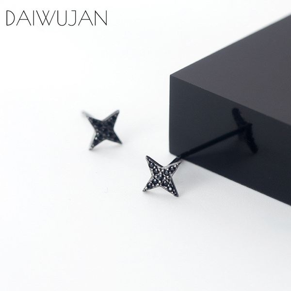 daiwujan real 925 sterling silver personality black crystal star stud earrings for women cool x femme daily jewelry gifts, Golden;silver
daiwujan real 925 sterling silver personality black crystal star stud earrings for women cool x femme daily jewelry gifts, Golden;silver