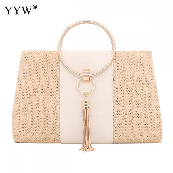 summer straw handbag women evening clutches bag female gold tassel weave purse ladies shoulder bags for party handbags yellow
summer straw handbag women evening clutches bag female gold tassel weave purse ladies shoulder bags for party handbags yellow