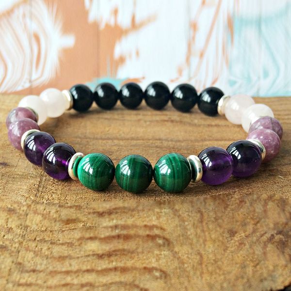 mg0324 натуральный топ гранд-браслет из малахита power black onyx gemstone bracelet женский браслет энергетического аметиста с лепидолитом
mg0324 натуральный топ гранд-браслет из малахита power black onyx gemstone bracelet женский браслет энергетического аметиста с лепидолитом