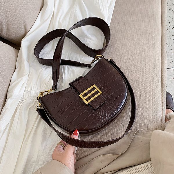 2020 new women's shoulder bag saddle bag women's fashion retro niche underarm ladies trend shoulder
2020 new women's shoulder bag saddle bag women's fashion retro niche underarm ladies trend shoulder