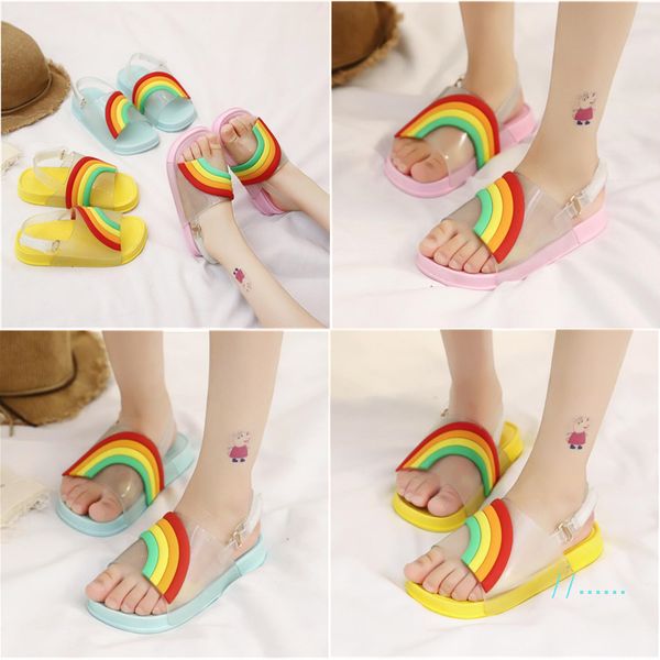 fashion summer kids sandals cartoon rainbow candy fish head sandals with buckle strap soft pu bottom slippers child beach shower shoesa51302, Black;red
fashion summer kids sandals cartoon rainbow candy fish head sandals with buckle strap soft pu bottom slippers child beach shower shoesa51302, Black;red