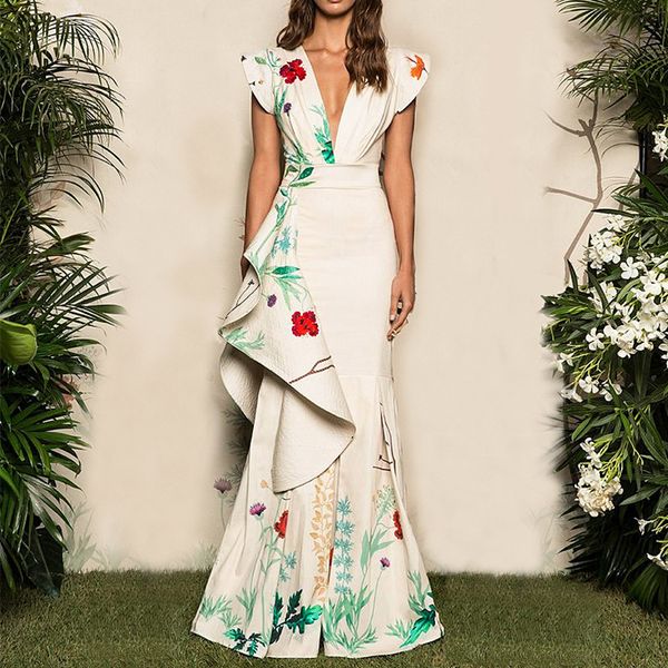 2019 new women summer vinatge elegant party night dresses casual maxi white trumpet dress plus size, Black;gray
2019 new women summer vinatge elegant party night dresses casual maxi white trumpet dress plus size, Black;gray
