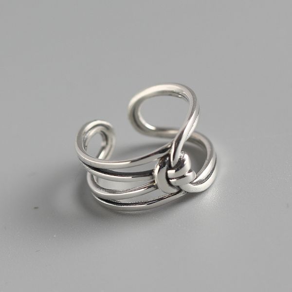 punk retro authentic s925 sterling silver fine jewelry multi layers/ multi-rows love knot twisted band ring long adjust j440, Golden;silver
punk retro authentic s925 sterling silver fine jewelry multi layers/ multi-rows love knot twisted band ring long adjust j440, Golden;silver