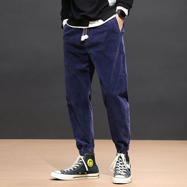 men's jeans autumn fashion men loose fit casual corduroy cargo pants elastic harem trousers blue coffee color hip hop jogger
men's jeans autumn fashion men loose fit casual corduroy cargo pants elastic harem trousers blue coffee color hip hop jogger