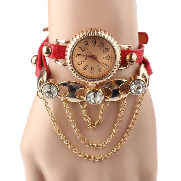 1pc vintage leather bracelet woman rivet bracelet quartz wrist watch ing, Slivery;brown
1pc vintage leather bracelet woman rivet bracelet quartz wrist watch ing, Slivery;brown