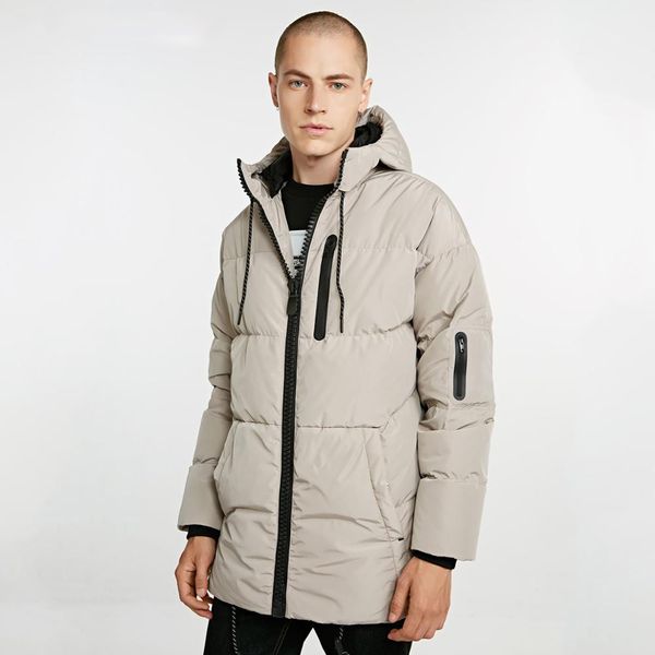men's winter hooded duck down jacket male casual fashion coat new menswear, Black
men's winter hooded duck down jacket male casual fashion coat new menswear, Black