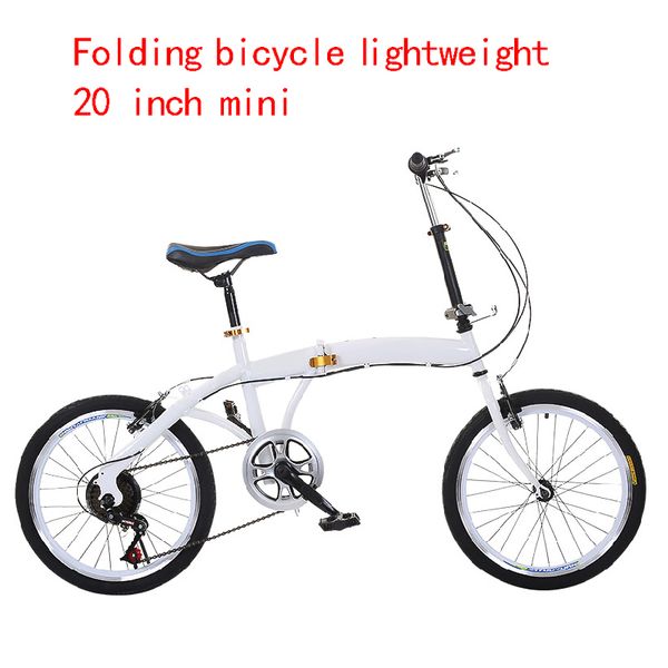 Folding Bicycle Bike Ultra Light Portable Small Speed Shift Mini 20 Inch 16 Student Mountain Bike