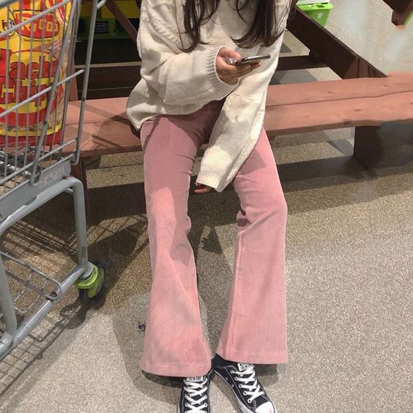 so lovely pink corduroy flare pants women trousers retro design petite autumn winter pantalones mujer pantalo femme, Black;white
so lovely pink corduroy flare pants women trousers retro design petite autumn winter pantalones mujer pantalo femme, Black;white