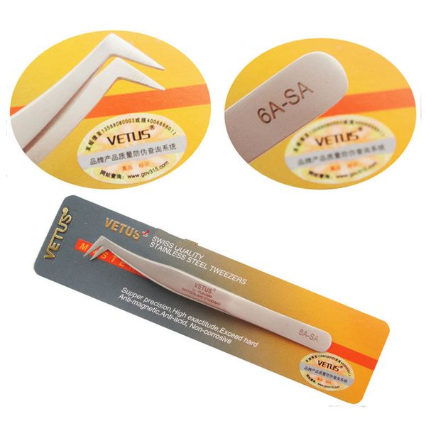 original vetus 6a-sa eyelash tweezers stainless steel anti-static 3d/6d volume eyelash extension fan tweezer
original vetus 6a-sa eyelash tweezers stainless steel anti-static 3d/6d volume eyelash extension fan tweezer