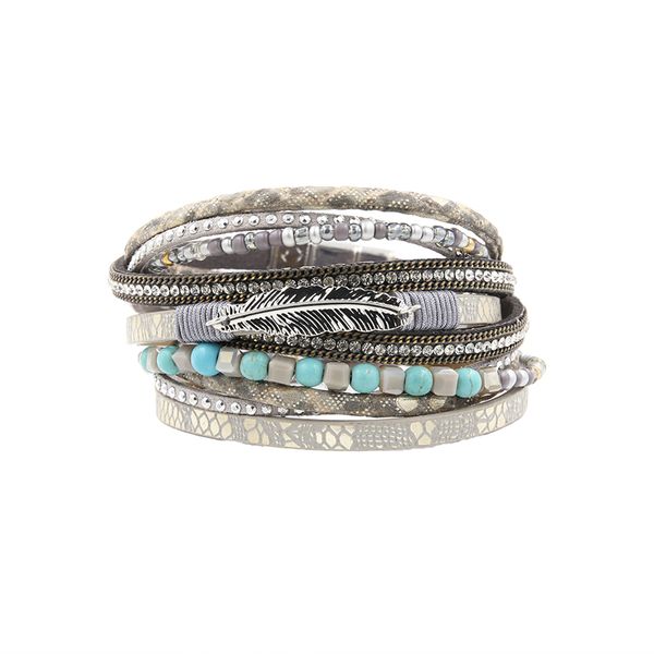 bracelet fashion bracelets & bangles for women trendy multi rows rhinestone set leaf blue stone beads printed pu leather, Golden;silver
bracelet fashion bracelets & bangles for women trendy multi rows rhinestone set leaf blue stone beads printed pu leather, Golden;silver