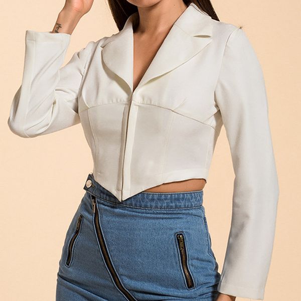 2019 winter & spring women fashion v-neck lapel jacket short outwear female long sleeve suit coat warm jacket outwear women d1, Black;brown
2019 winter & spring women fashion v-neck lapel jacket short outwear female long sleeve suit coat warm jacket outwear women d1, Black;brown