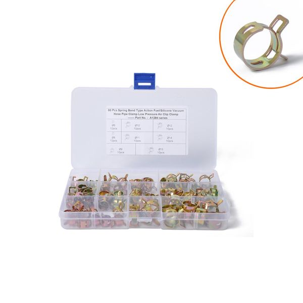 cross border for automobile water pipe tubing hose clamps boxed/europe and america-hose clamps set hose 80pcs combination
cross border for automobile water pipe tubing hose clamps boxed/europe and america-hose clamps set hose 80pcs combination