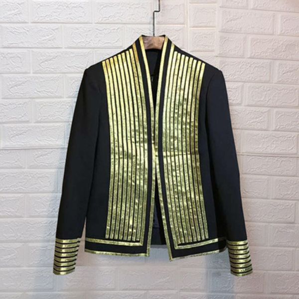 100% real mens golden vertical line event/stage performance short tuxedo jacket/stage performance/dance/sing jacket/asia size, Black;brown
100% real mens golden vertical line event/stage performance short tuxedo jacket/stage performance/dance/sing jacket/asia size, Black;brown