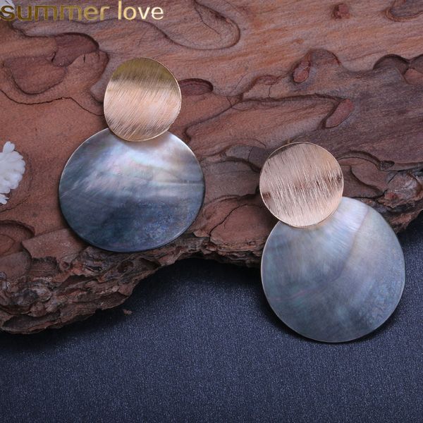 2019 round natural shell earrings for women girls ladies geometric dangle earring statement jewelry drop shipping, Golden
2019 round natural shell earrings for women girls ladies geometric dangle earring statement jewelry drop shipping, Golden