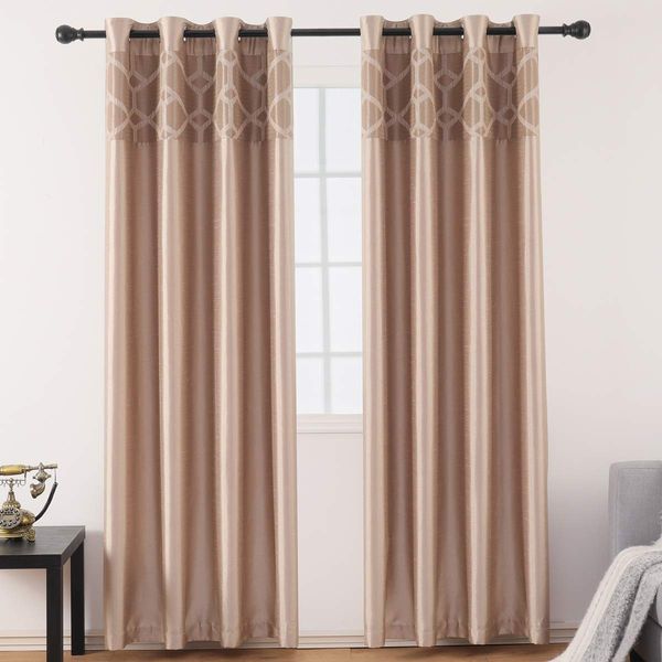 jarl home 95% blackout curtain liner with jacquard printed stitching 2 pcs gold window curtains for living room
jarl home 95% blackout curtain liner with jacquard printed stitching 2 pcs gold window curtains for living room