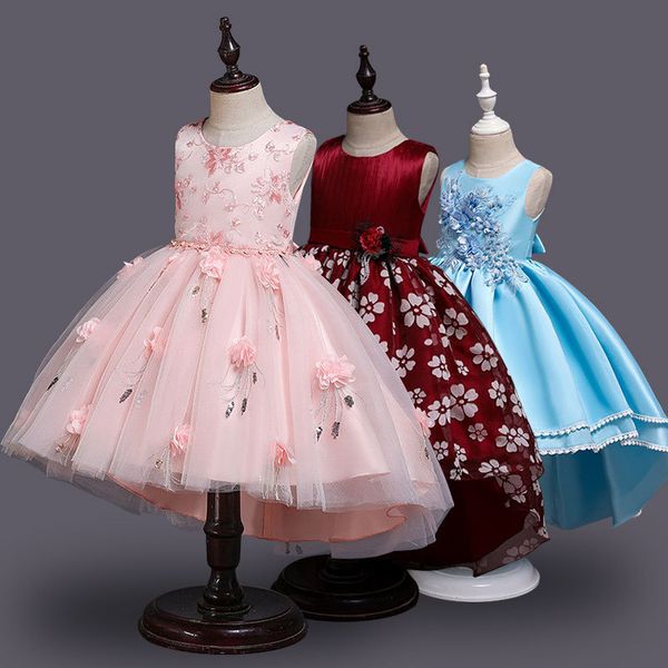 flower girl dress for wedding party baby girl birthday outfits elegent embroidery children's girls first communion dresses t200107, Red;yellow
flower girl dress for wedding party baby girl birthday outfits elegent embroidery children's girls first communion dresses t200107, Red;yellow