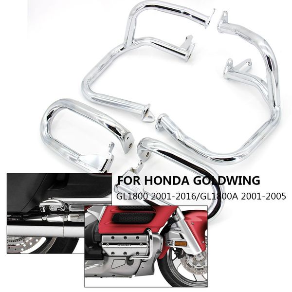 motorcycle front engine guards crash bar for goldwing gl1800 audio comfort 2001-2016 gl1800a 2001-2005
motorcycle front engine guards crash bar for goldwing gl1800 audio comfort 2001-2016 gl1800a 2001-2005