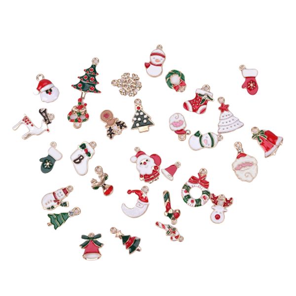 30pcs diy material mixed tree christmas charms enamel pendant snowflake snowman bell earrings accessories handmade ornaments, Bronze;silver
30pcs diy material mixed tree christmas charms enamel pendant snowflake snowman bell earrings accessories handmade ornaments, Bronze;silver