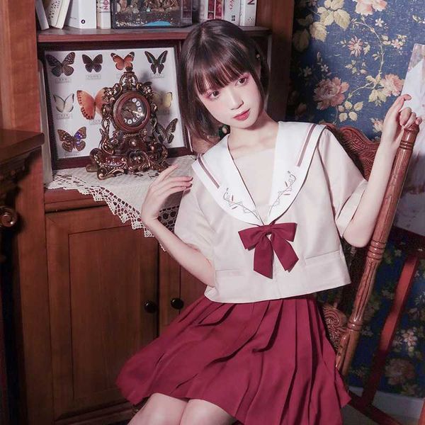 новое поступление kawaii школьная форма короткие топы с длинным рукавом плиссированная юбка бантом матросские костюмы школьницы косплей униф, White
новое поступление kawaii школьная форма короткие топы с длинным рукавом плиссированная юбка бантом матросские костюмы школьницы косплей униф, White