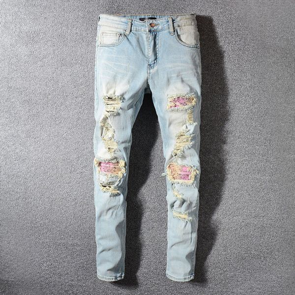 2020 new fashion mens jeans printing embroidery designer jeans pure straight motorcycle luxury fashion mens skinny jeans, Blue
2020 new fashion mens jeans printing embroidery designer jeans pure straight motorcycle luxury fashion mens skinny jeans, Blue