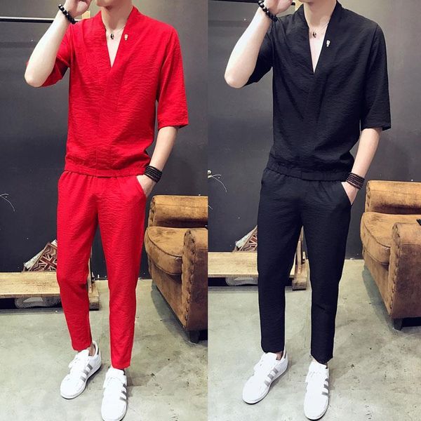 summer short-sleeved t-shirt suit men's korean version fashion 2020 new casual handsome set of clothes men's summer clothes, Gray
summer short-sleeved t-shirt suit men's korean version fashion 2020 new casual handsome set of clothes men's summer clothes, Gray