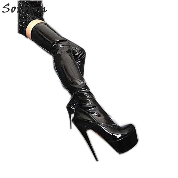 black patent thigh high boots women stilettos high heel shoe ladies platform custom over knee boots womens 2019 custom
black patent thigh high boots women stilettos high heel shoe ladies platform custom over knee boots womens 2019 custom