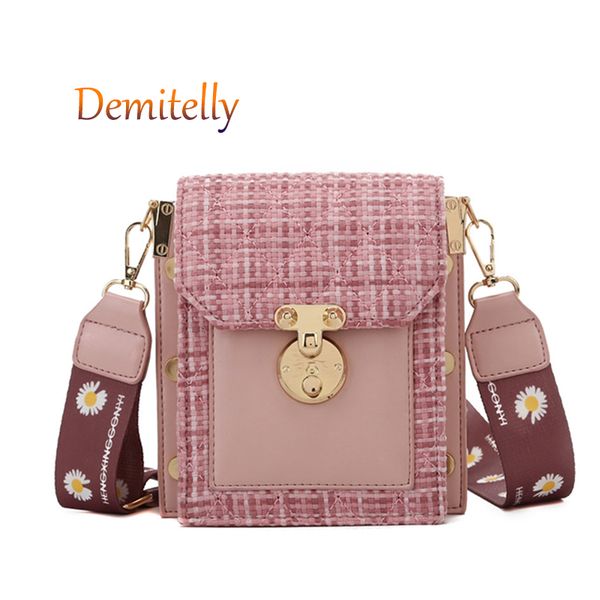 new little daisy women's handbag wide shoulder strap hardware lock single shoulder crossbody bag luxury lady tote bag wallet
new little daisy women's handbag wide shoulder strap hardware lock single shoulder crossbody bag luxury lady tote bag wallet