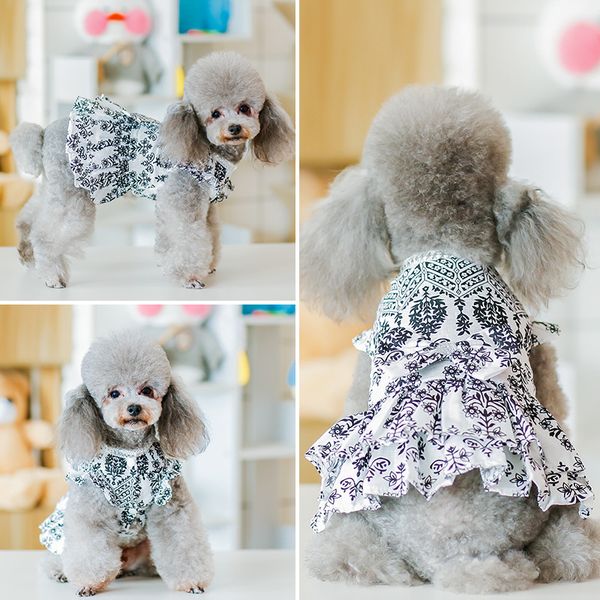 2020 Dog Dress Printing Bow Gauze Skirt Princess Skirt Spring And Summer Dog Apparel Bichon Poodle Schnauzer Skirt Puppy Dress
2020 Dog Dress Printing Bow Gauze Skirt Princess Skirt Spring And Summer Dog Apparel Bichon Poodle Schnauzer Skirt Puppy Dress