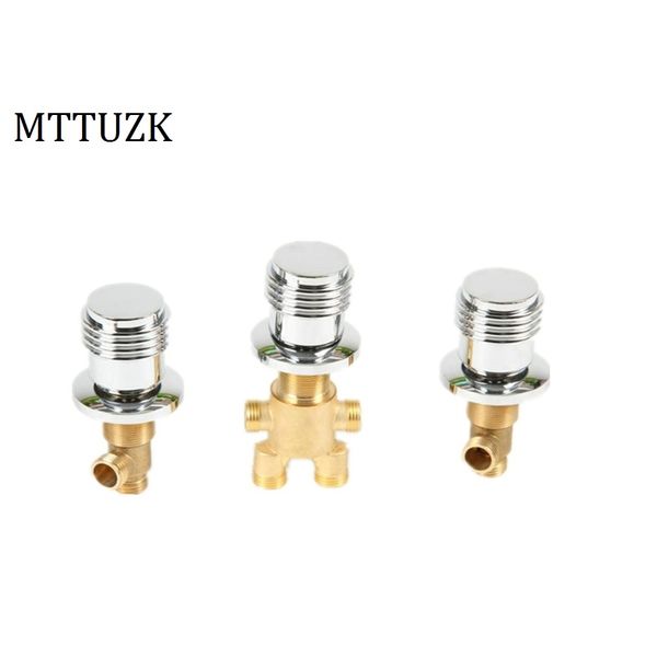 mttuzk round handle brass switch valve for bathtub faucet shower mixer bath faucet control valve split bathtub faucets 3pcs set
mttuzk round handle brass switch valve for bathtub faucet shower mixer bath faucet control valve split bathtub faucets 3pcs set