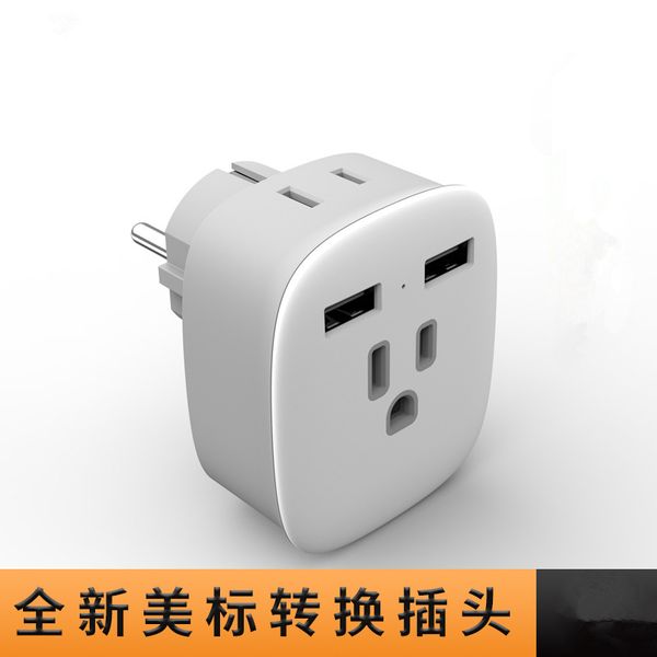 us standard conversion plug abroad travel eu standard german british usb charging converter ky14
us standard conversion plug abroad travel eu standard german british usb charging converter ky14