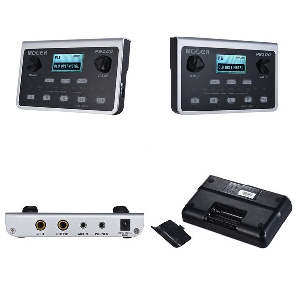 mooer pe100 portable multi-effects processor guitar effect pedal 39 effects 40 drum patterns 10 metronomes tap tempo
mooer pe100 portable multi-effects processor guitar effect pedal 39 effects 40 drum patterns 10 metronomes tap tempo
