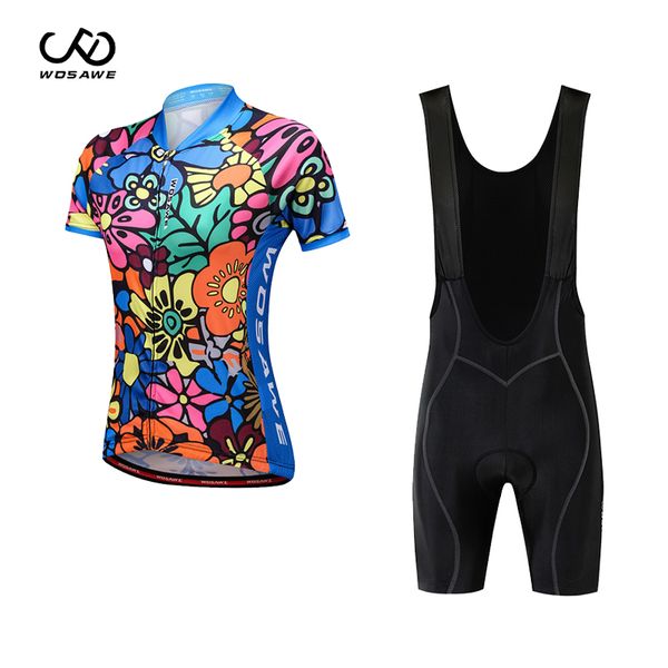 woman cycling jersey 2020 set summer mtb road race bicycle clothing breathable mountain bike clothes with paddeds, Black;blue
woman cycling jersey 2020 set summer mtb road race bicycle clothing breathable mountain bike clothes with paddeds, Black;blue