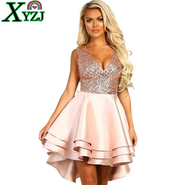 sequins ruffle dress women lady pink deep v sleeveless front short back long high waist a style new fashion party wedding dress, White;black
sequins ruffle dress women lady pink deep v sleeveless front short back long high waist a style new fashion party wedding dress, White;black