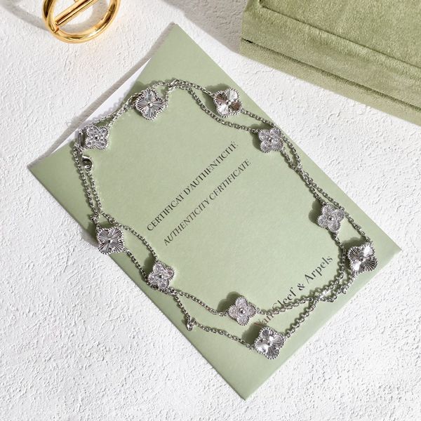 vnn13 clover shape necklace official website new arrival necklace for women birthday gift 45cm chain popular gift big brand, Gray
vnn13 clover shape necklace official website new arrival necklace for women birthday gift 45cm chain popular gift big brand, Gray
