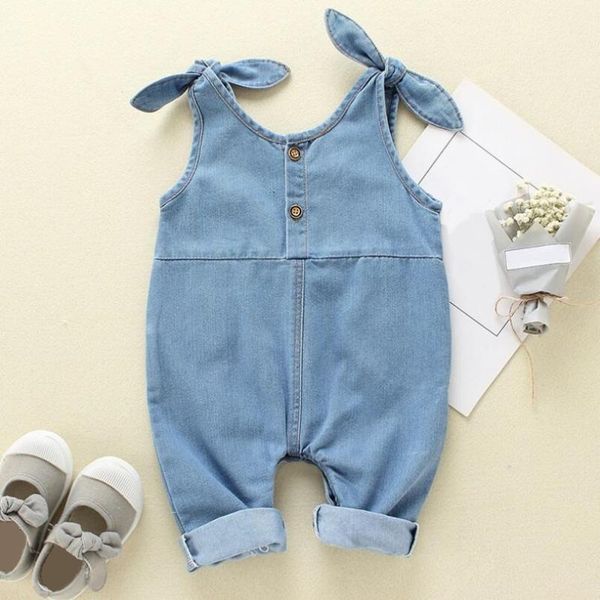 2019 newborn baby toddler cotton jeans overalls solid girl jumpsuit children's jean trousers kid's strap denim pants for girls, Blue
2019 newborn baby toddler cotton jeans overalls solid girl jumpsuit children's jean trousers kid's strap denim pants for girls, Blue