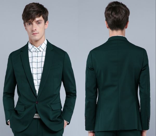 custom made 2020 dark green party men suits for wedding party wear two piece jacket pants trim fit wedding groom tuxedos, Black;gray
custom made 2020 dark green party men suits for wedding party wear two piece jacket pants trim fit wedding groom tuxedos, Black;gray